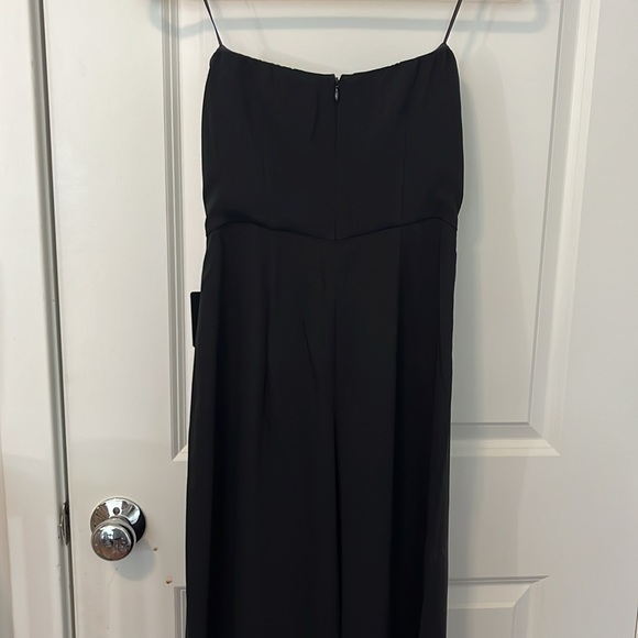 NWT Express Black Strapless Wide Leg Jumpsuit One Piece with tags - Picture 7 of 8